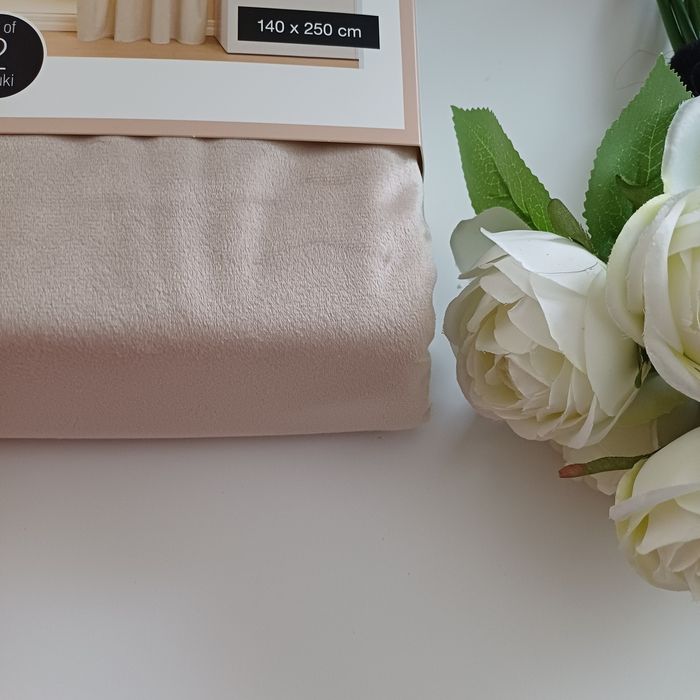 Zasłony welwetowe aksamitne NOWE - 2 komplety