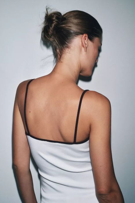 Майка на бретелях Zara