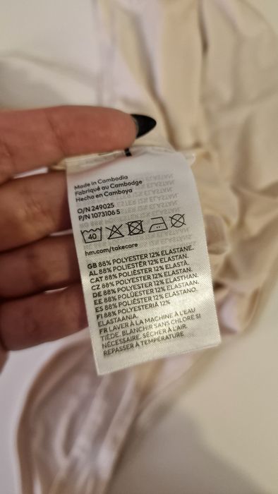 Body de alças cruzadas - H&M