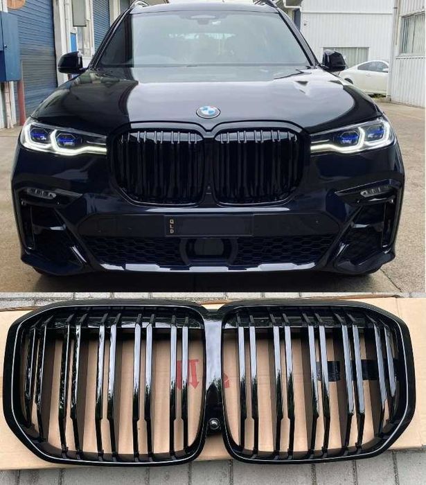 Решетка радиатора BMW X7 G07 тюнинг ноздри стиль M