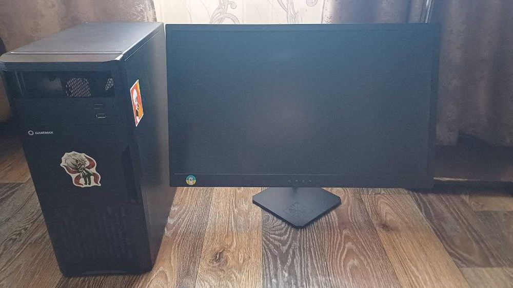ПК + монитор Omen 144 Гц, GTX 1660 Super, Xeon E5, 32 ГБ ram ddr3 2133