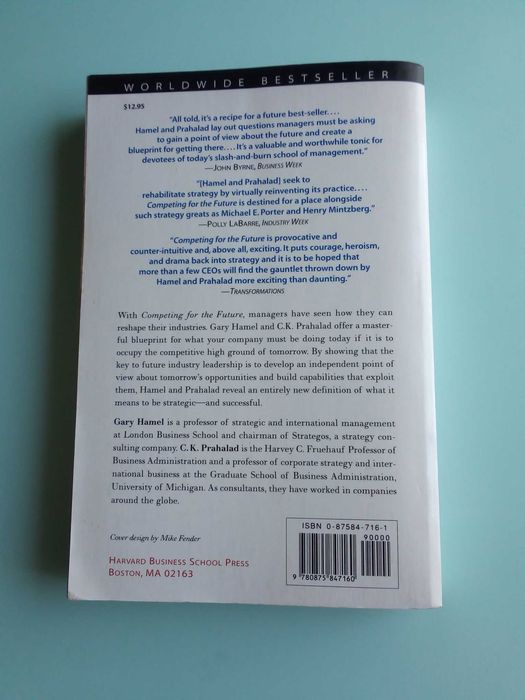 Livro "Competing for the future", de Gary Hamel e C. K. Prahalad