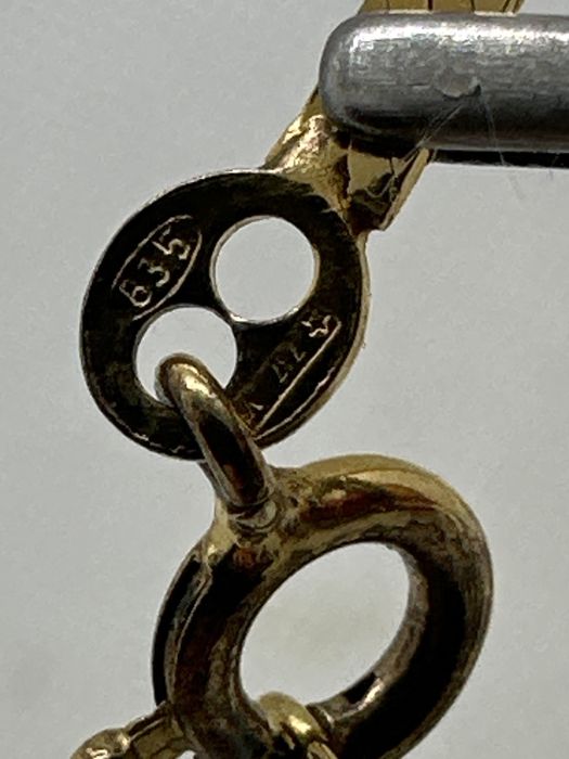 Колье серебро 835 Кольє позолота