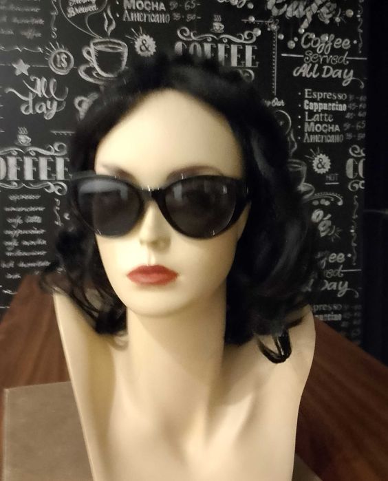 Okulary przeciwsłoneczne owalne czarne Ray ban nowe