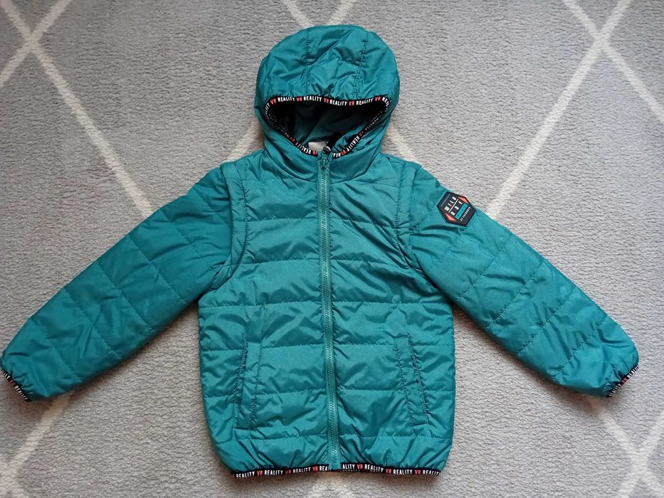 Kurtka chłopięca Coccodrillo przejściowa 2w1 bezrękawnik rozm.116