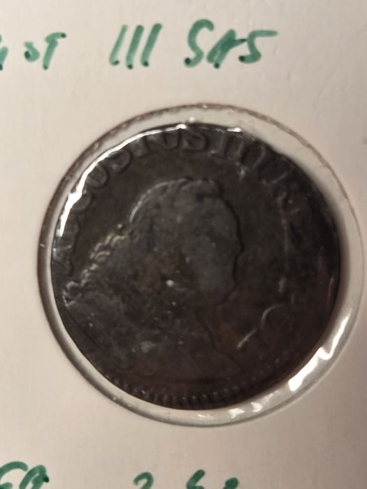 Grosz August III Sas 1755 rok.