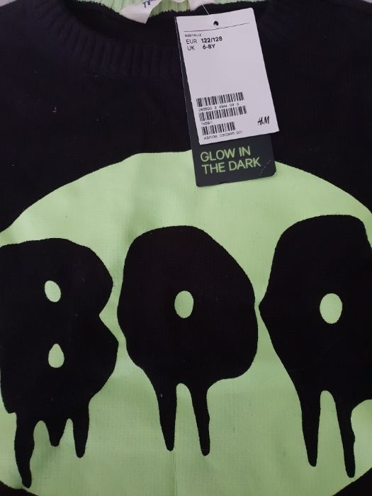 Sweterek Boo H&M r.122/128 nowy