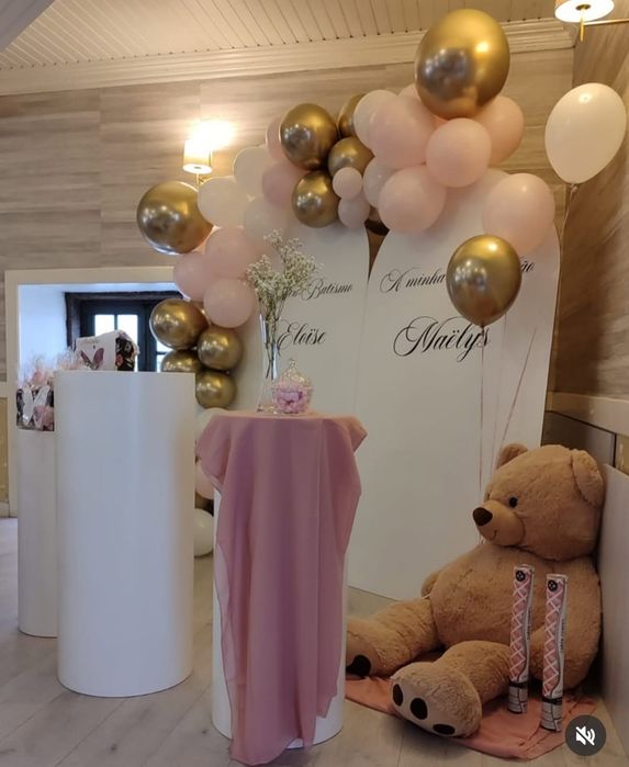 Trio cilindros para festas / mesa festas / painéis festas