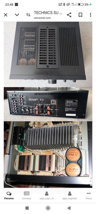 Technics Su-Vx800 amplificador integrado