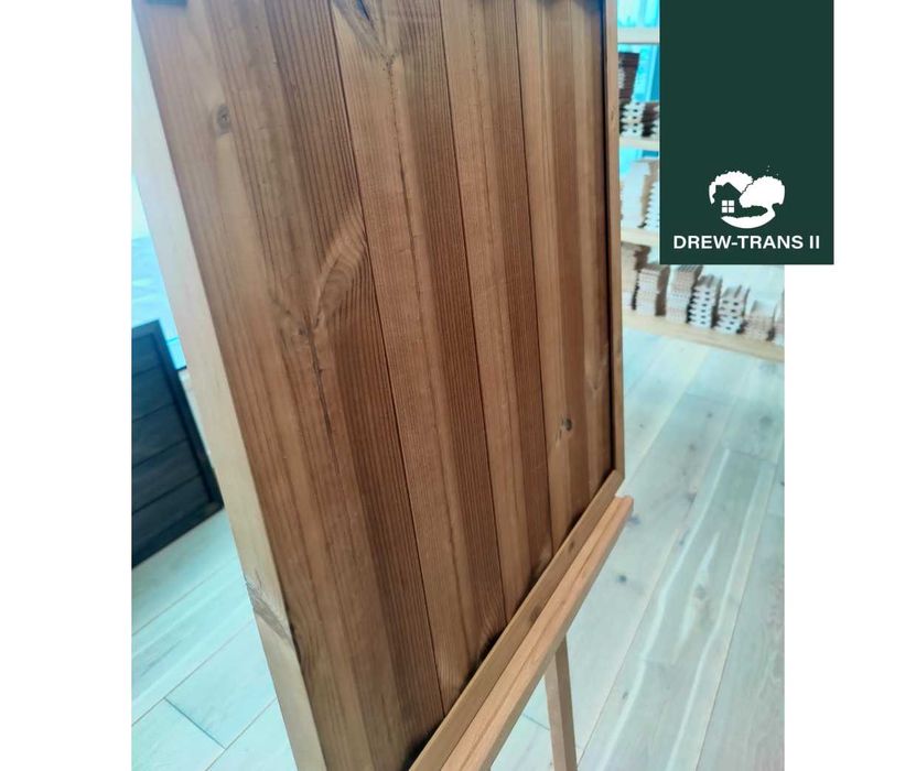 Termo drewno / sosna Deski elewacyjne, lamele profil romb 26x68mm