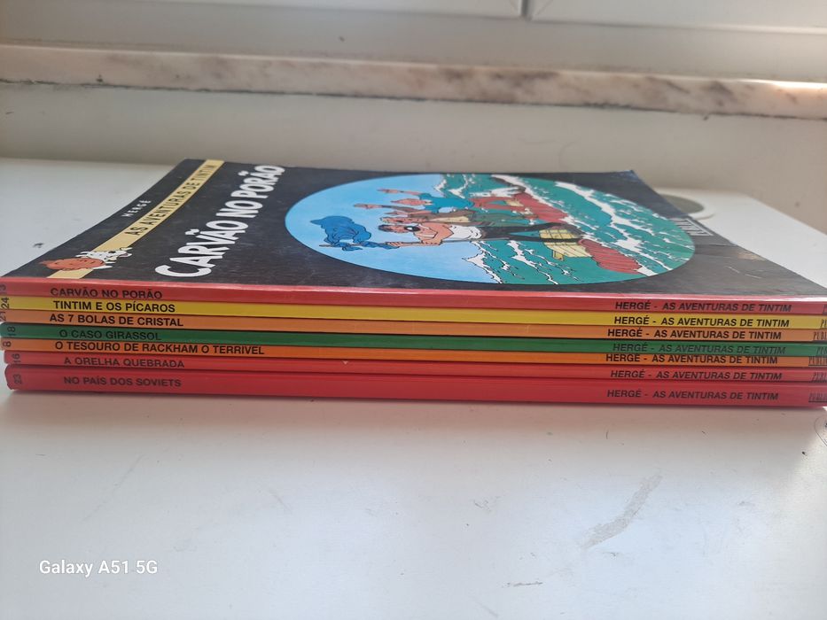 Livros tintim vários