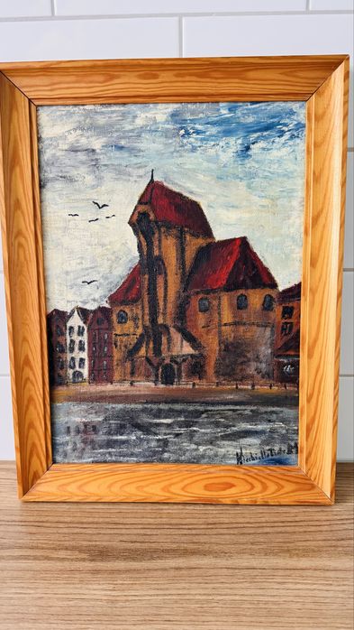 Obraz olejny Żuraw Gdański