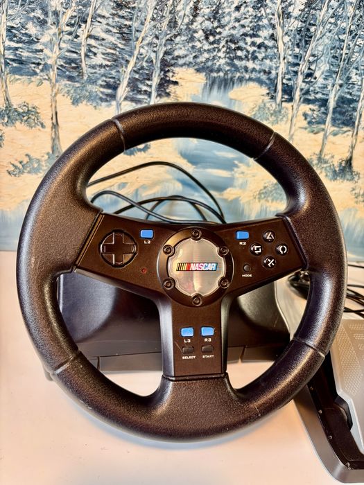 Kierownica wyścigowa Logitech PS2 PlayStation 2 NASCAR