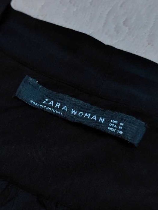 Bluzka elegancka koszula czarna Zara zakładana 38 M