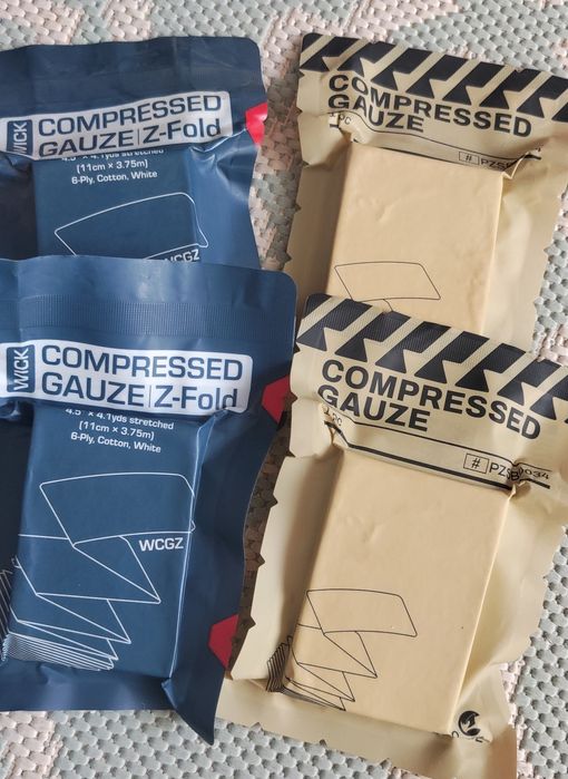 Бинт гемостатичний, протиопікові пов'язки