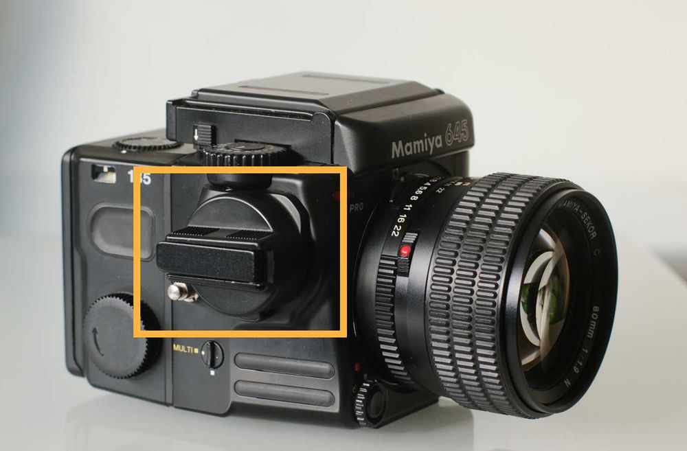 Avanço Manual AC401 para Mamiya 645 (Pro e Super)