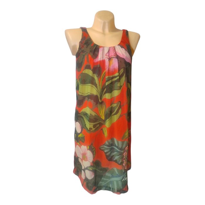 Sukienka Desigual rozm. 38/M –kolorowa, kwiatowy wzór