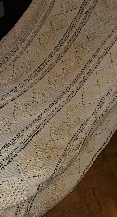 Colcha/Coberta de Linha Antiga (cama de casal)