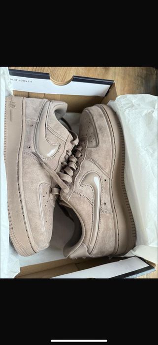 Nike Air Force 1 , zamszowe Mink Brown nowe