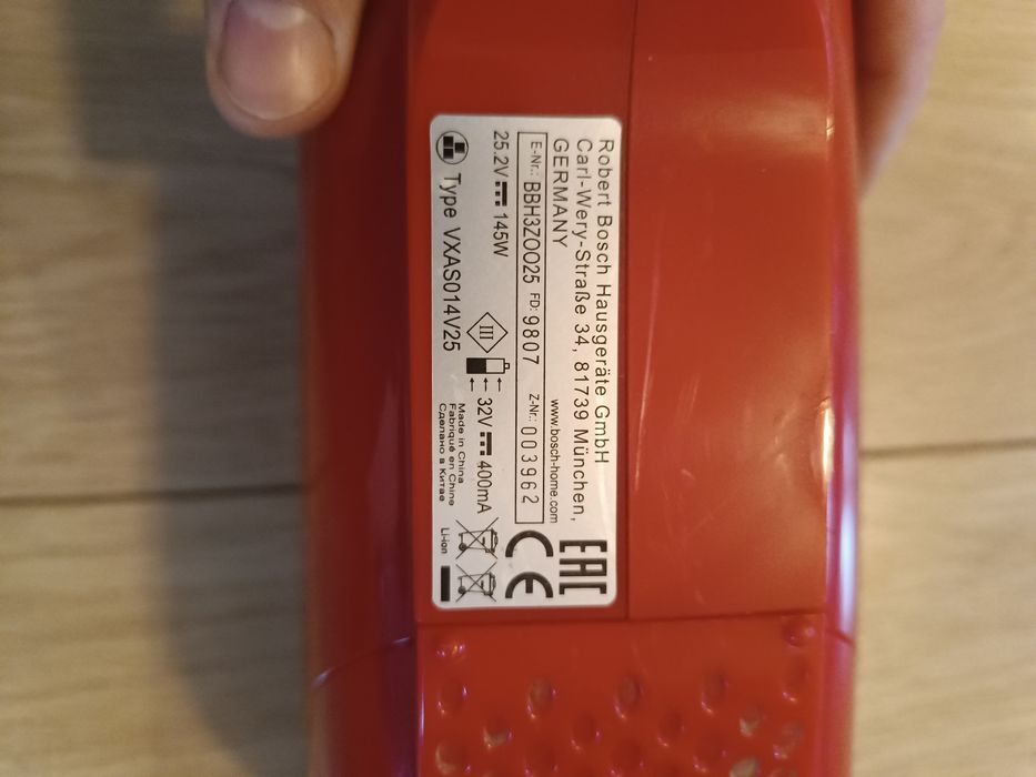 /// BATERIA - Odkurzacz pionowy Bosch 25.2V Flexxo Serie 4