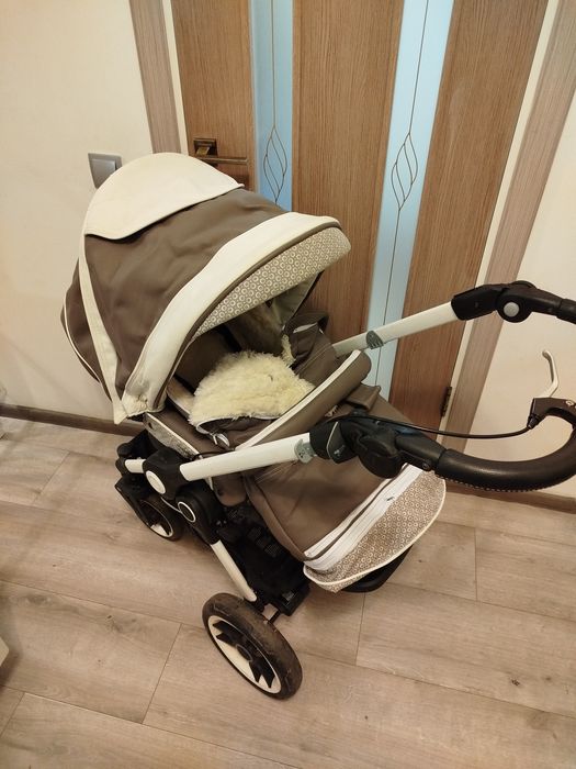 Утеплена Реверсивна Дитяча Коляска 2 в 1 Дитяча Коляска Teutonia 2в1