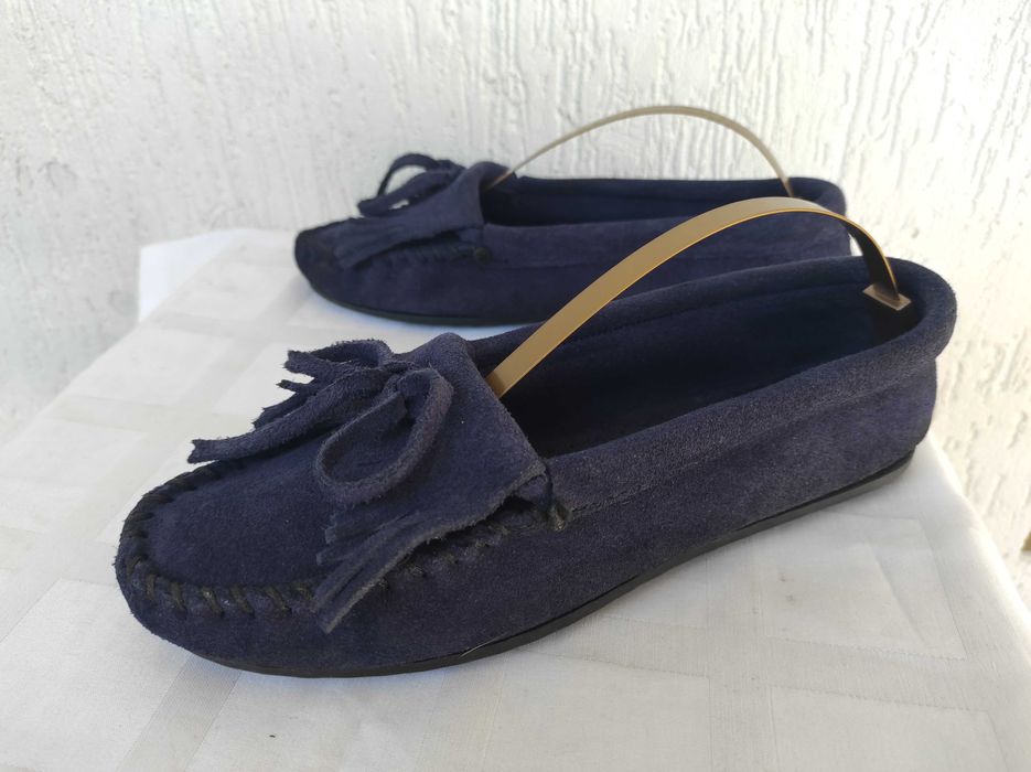 Мокасини замшевие Minnetonka р.35-35.5 оригинал.
