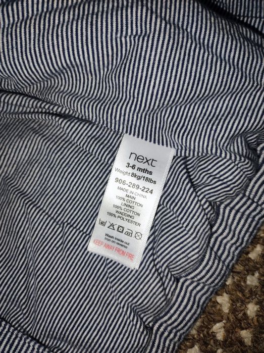 Курточка демісезонна куртка  Next орігінал 3 - 6 місяців