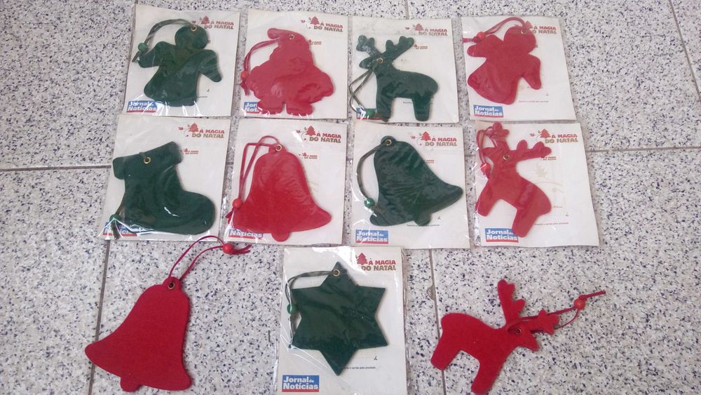 Decorações de Natal de feltro