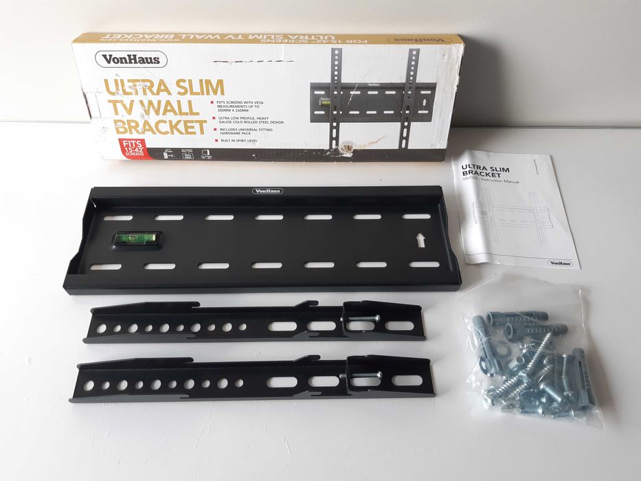 Uchwyt ścienny na telewizor TV 15-42 cali Do 40kg Płaski Uniwersalny