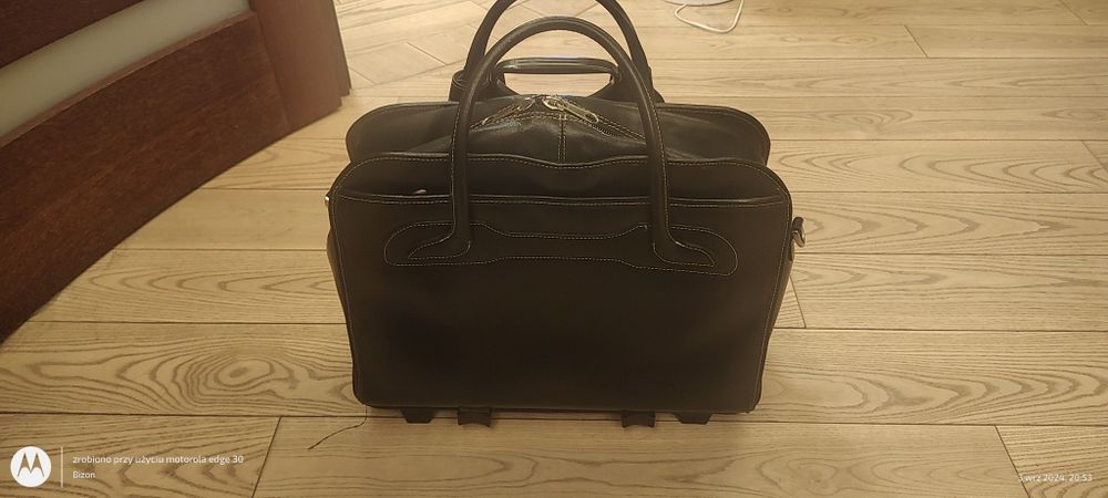 Skórzana Aktówka/Torba na Laptop McKlein