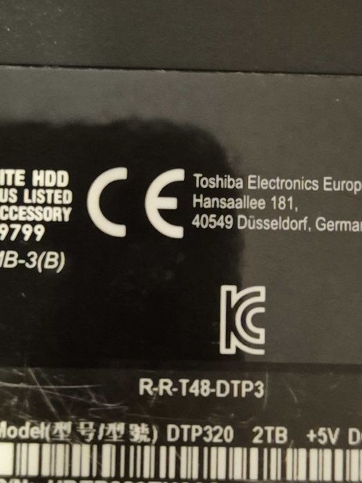 disco externo Toshiba canvio 2tb USB 3, testado sem anomalia