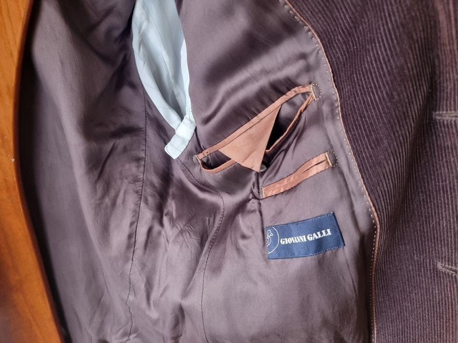 Conjunto  de Bombazina calça Zara e blazer Giovanni Galli (Tam. 52) - Muito bom