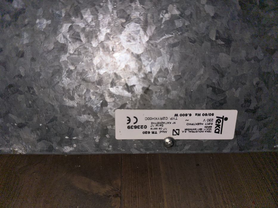 Placa Vitrocerâmica TEKA – modelo TR 620, 4 zonas, 5600 W / 230 V