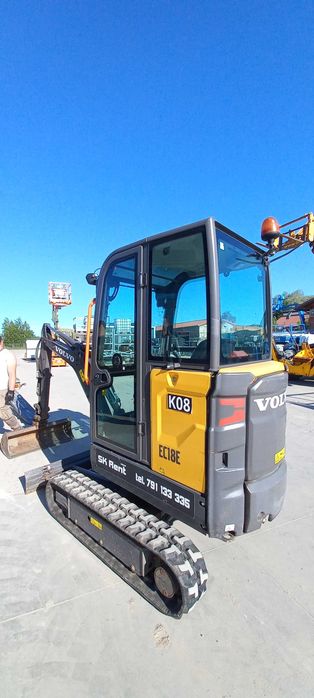 Minikoparka VOLVO EC18E koparka VOLVO EC 18E
