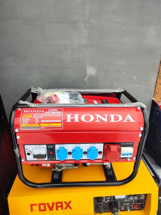 Генератор газ, бензин 3.8КВ  220-380