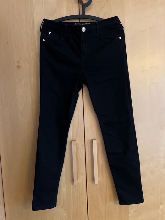 River island czarne jeansy slim roz 40