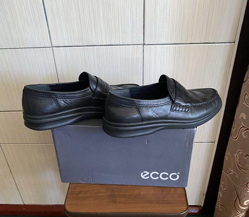 Шкіряні туфлі мокасини Ecco 42р.