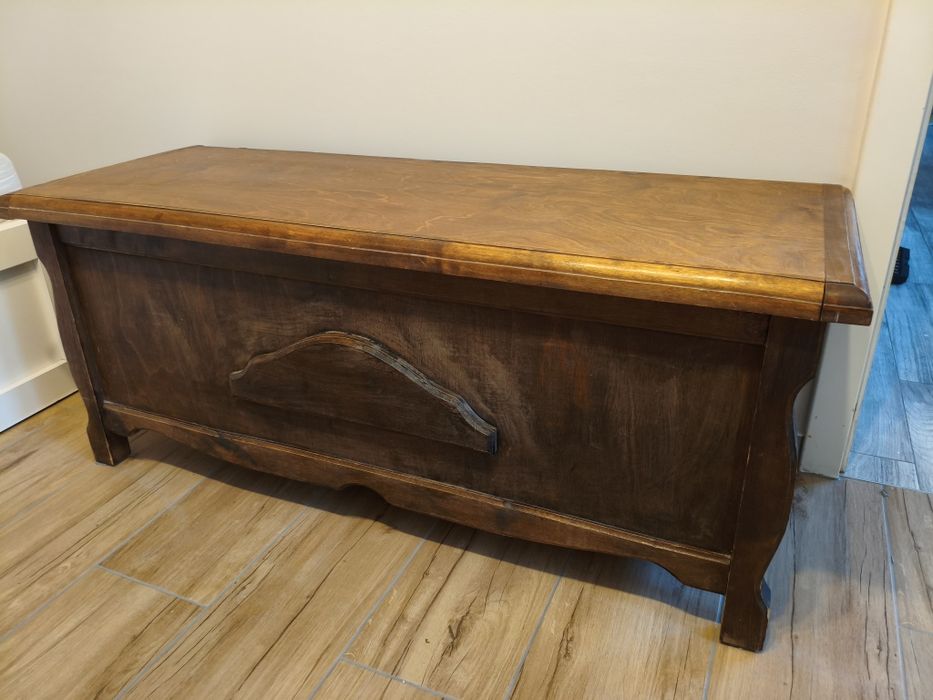 Skrzynia vintage duża PRL 114x41 wysokość 47cm