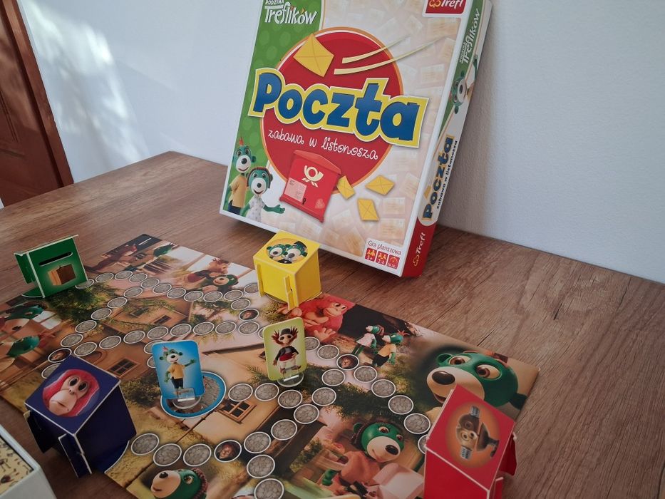 TREFL Poczta Rodziny Treflików gra planszowa, rodzinna