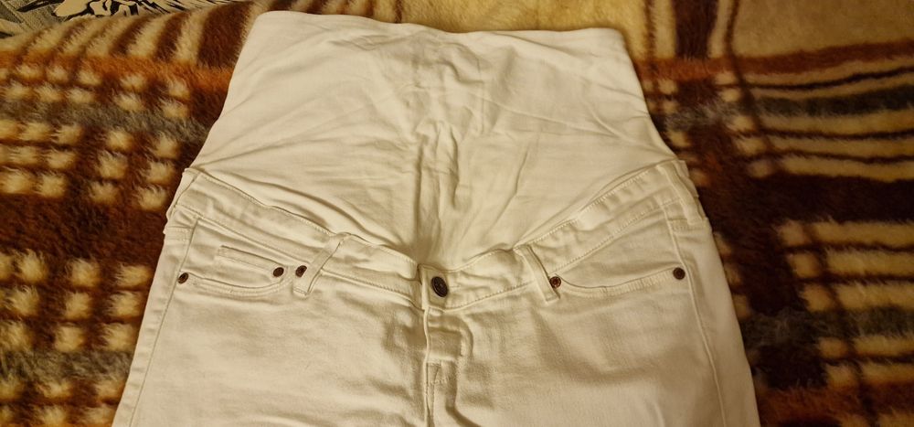 Spodnie ciążowe jeansowe typu gumy Denim rozmiar 40