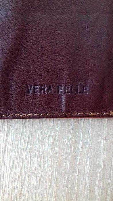 Шкіряний гаманець портмоне кожаный кошелёк портмоне Vera Pelle
