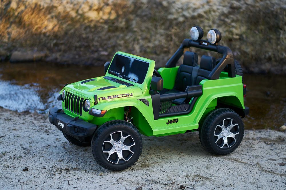 Jeep 4x4 Wrangler Rubicon Zielony dla dziecka