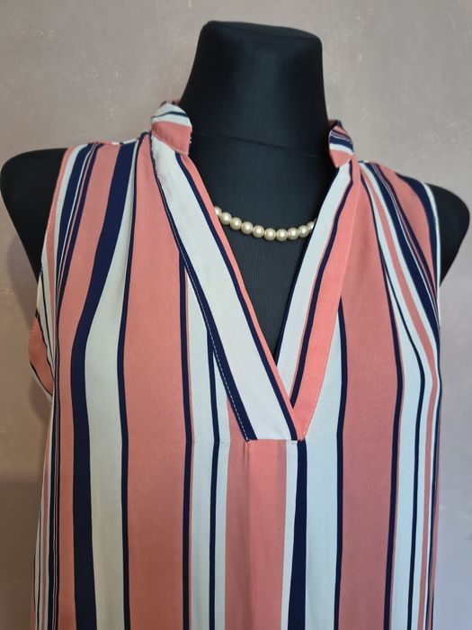 Lekka zwiewna elegancka bluzka r. XL