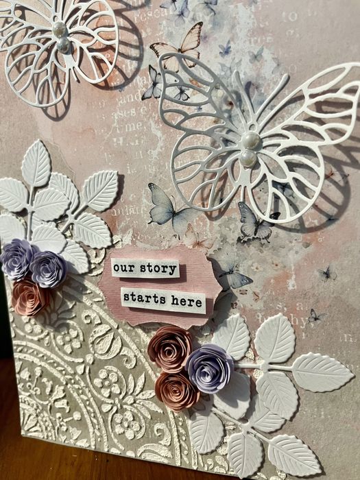 Kartka obrazek handmade scrapbooking