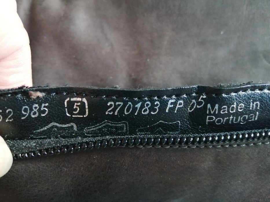 grafitowe botki Gabor, 38