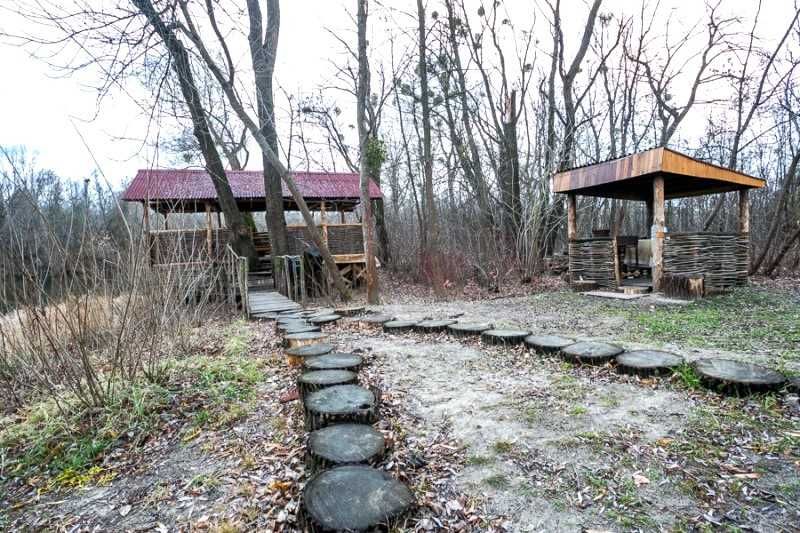 120 Дом сруб парная баня мангал рыбалка  центр Киева  Труханов остров