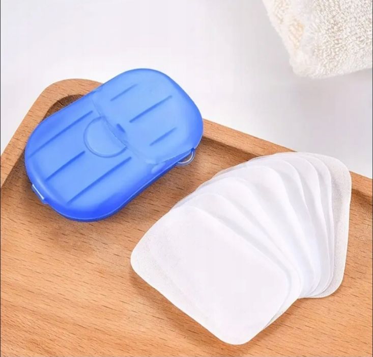 5 x Mydło w listkach 100 szt Pięć kolorów