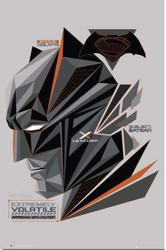 Posters novos Batman - Fractal Bat Head