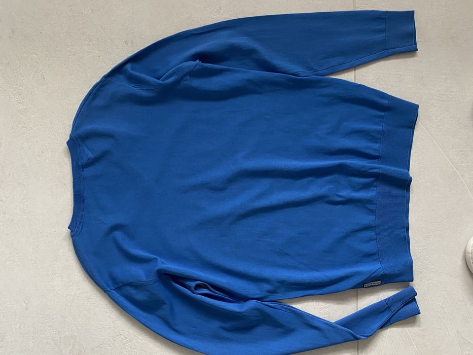 Armani Jeans bawełna męski sweter M niebieski W28WJ