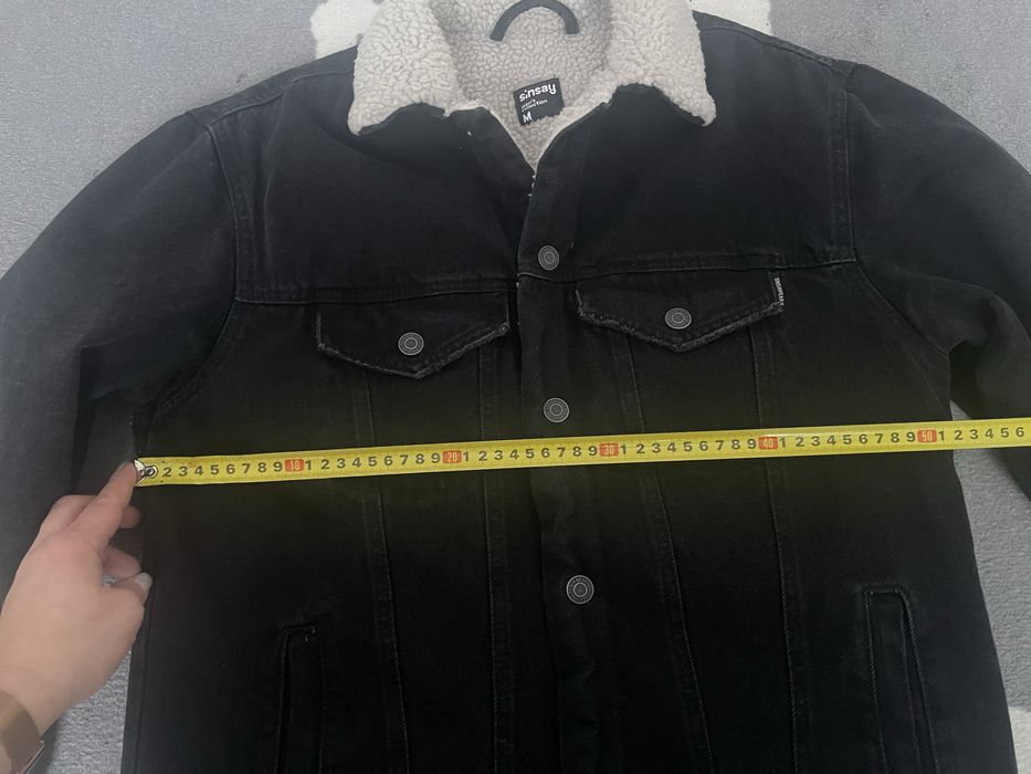 Kurtka ocieplana Jeansowa męska M